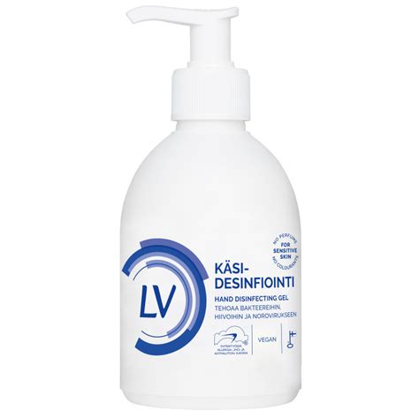 lv desinfiointiaine noro|Käsidesinfiointigeeli LV 300 ml EN14476 Noro .